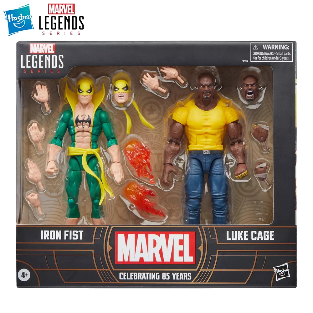 

[In-Stock] Hasbro Marvel Legends Series 85th Anniversary Iron Fist and Luke Cage 2-Pack 15cm Anime Action Figure Model Toy Gifts