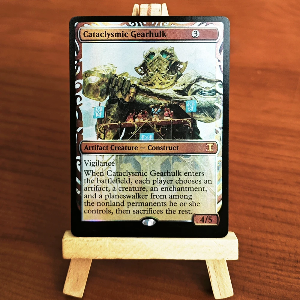 Cataclysmic Gearhulk/Aether Vial/Ensnaring Bridge/Sword of Peace/Scroll Rack-TCG Rare Exclusive Foil Game Cards Gather - view 2