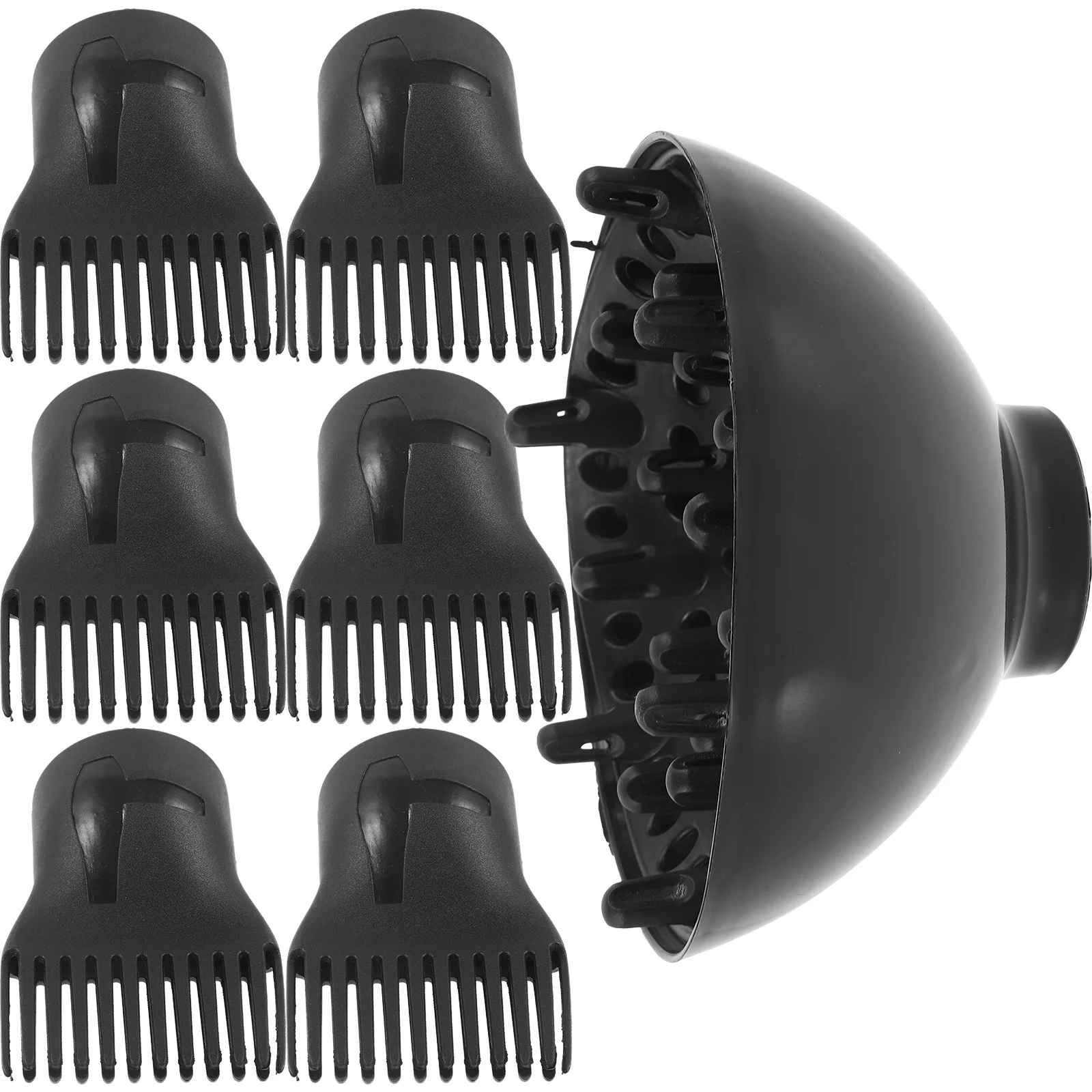 

1Set Comb Nozzle for Hair Dryer Professional Heat-Resistant Blow Dryer Attachment Diffuser for All Hair Types Fast Drying