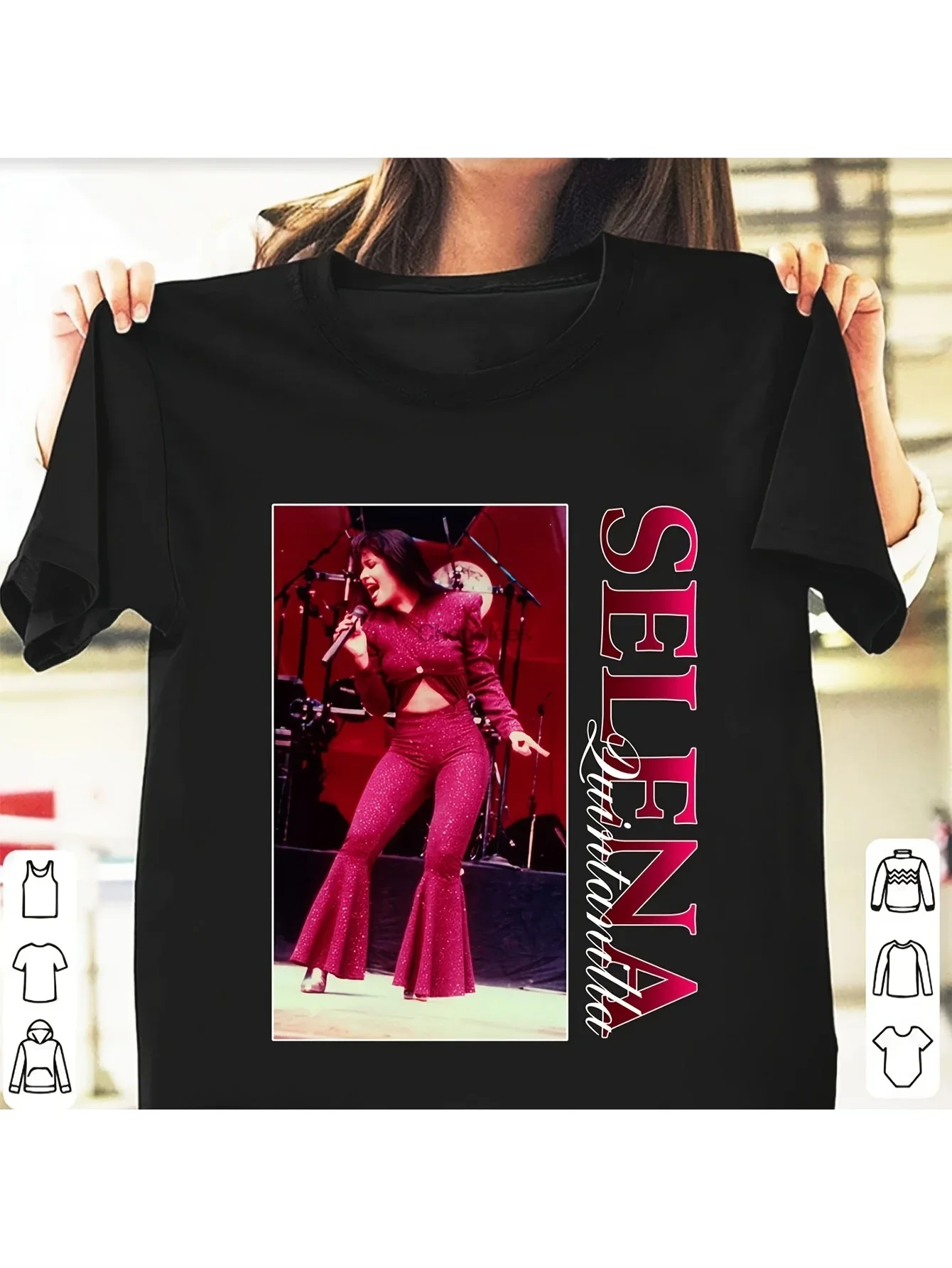 

Springworld винтажная футболка Selena Quintanilla, забавная рубашка, мужская одежда, брендовые топы для девочек, футболки с короткими рукавами, мужская футболка