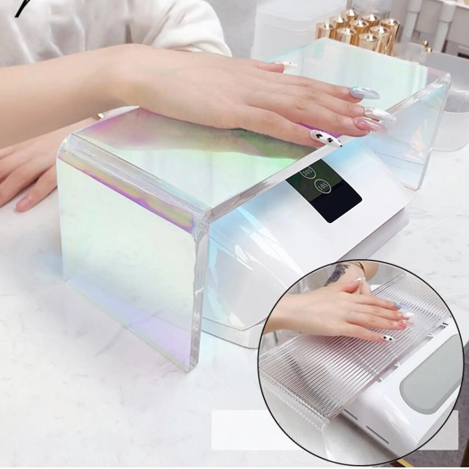 Comfortable Acrylic Manicure Armrest Pillow Hand Support Cushion Nail Art Holder for Home Nails Decoration