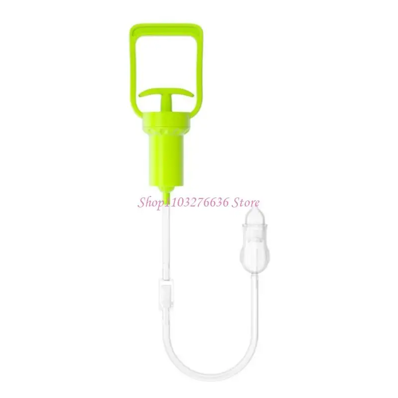 

R6FD Quiet Manual Infant Nasal Aspirator Soft Silicone Nozzle Hygienic Design for Newborns