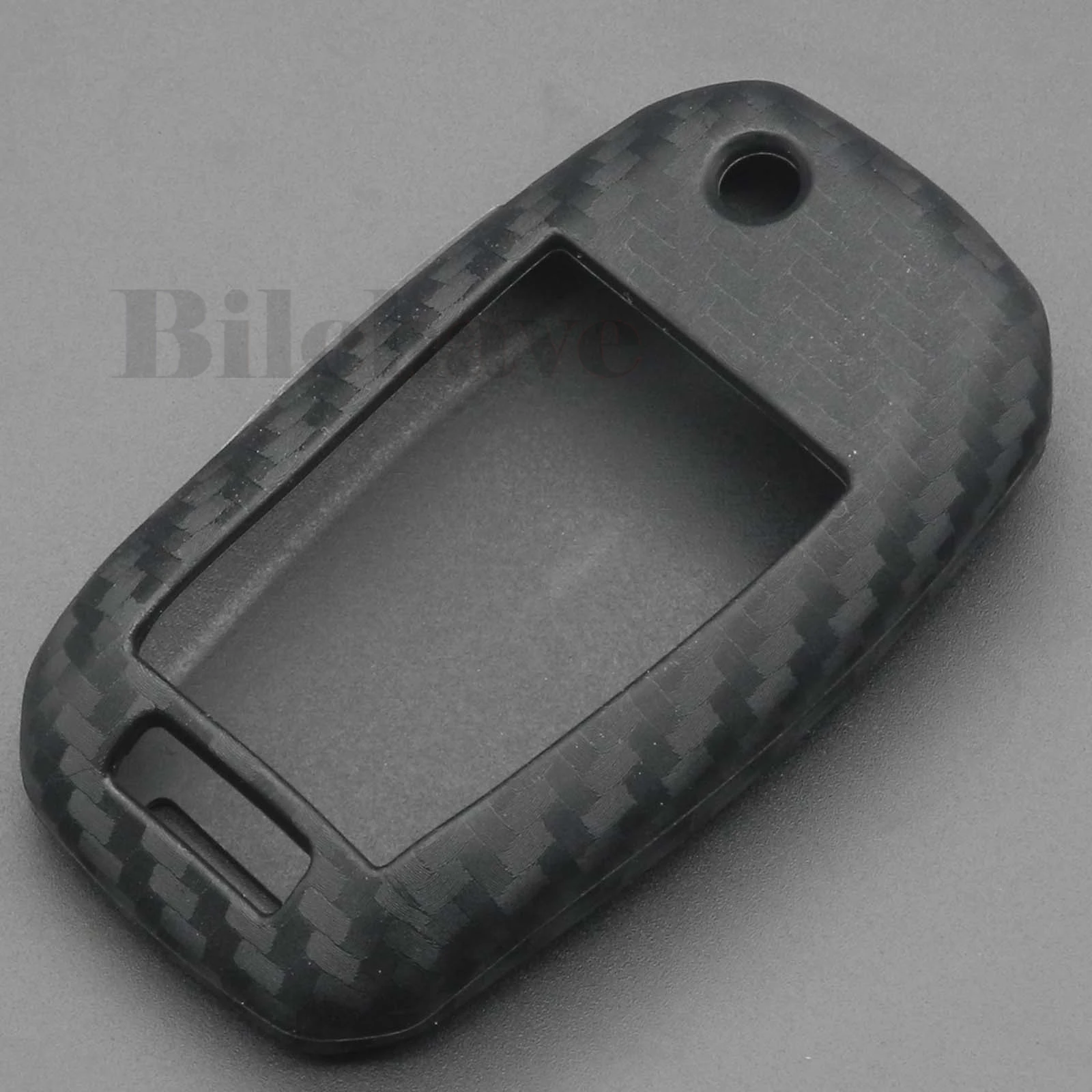 jingyuqin 3/4 Buttons Carbon Fiber Silicone Remote Key Case Cover Fob For KIA Rio Sportage Ceed Sorento Cerato K2 K3 K4 K5