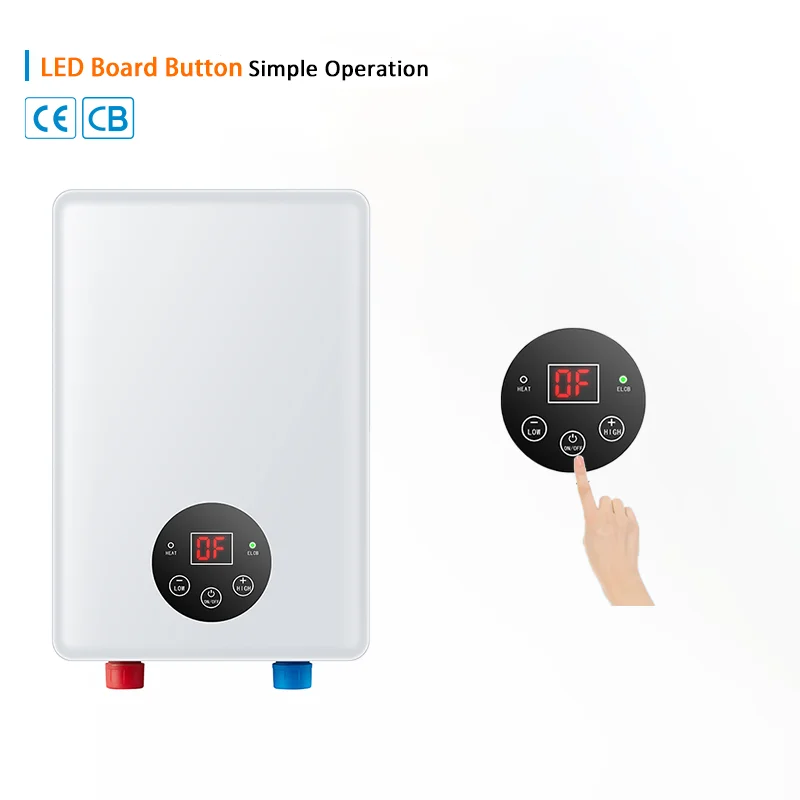 سخان مياه دش كهربائي فوري ذكي بقدرة 7 كيلو وات للاستحمام سخان مياه كهربائي لحظي