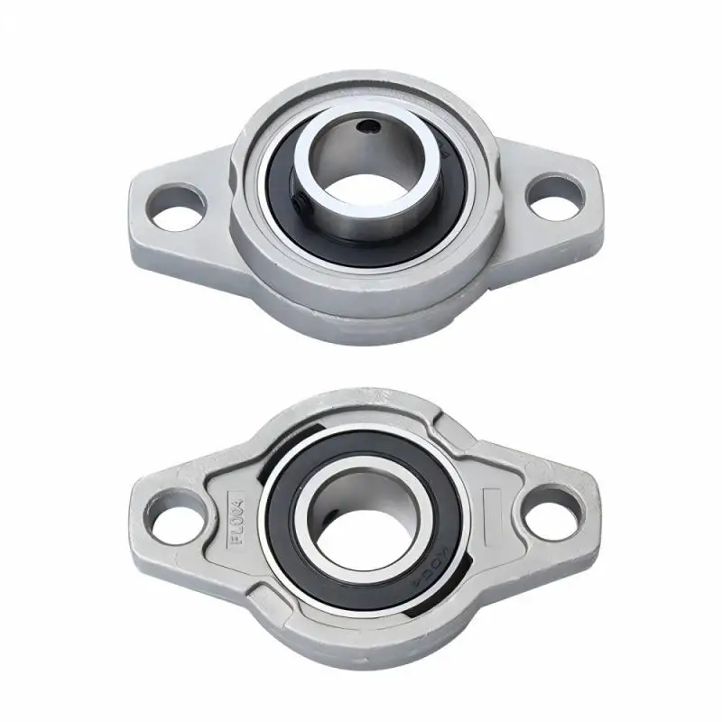 1~3pcs Zinc Alloy Diameter 8/10/12/15/17mm Bore Ball Bearing Pillow Block Mounted Support FL000 FL001 FL002 FL003 FL08 - view 5