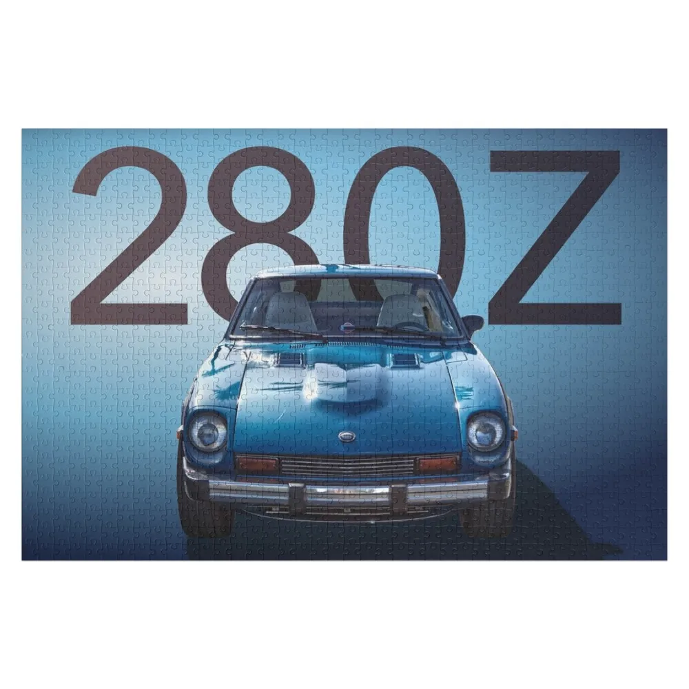 Blue Datsun 280Z Jigsaw Puzzle Wooden Animal Wood Animals Wood Adults Jigsaw For Kids Puzzle