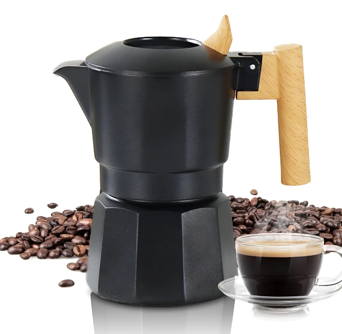 

Portable Hand Brew Moka Pot Perfect for Outdoor Camping and Household Use Style Coffee Maker for Rich Concentrate
