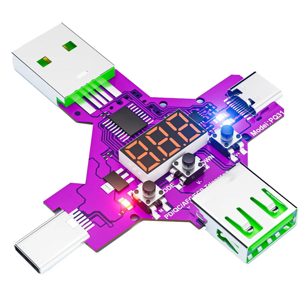 

Инновационный зарядный триггер 2 в 1 PD3 1 со встроенной функцией памяти для повышенного пользователя в тестировании