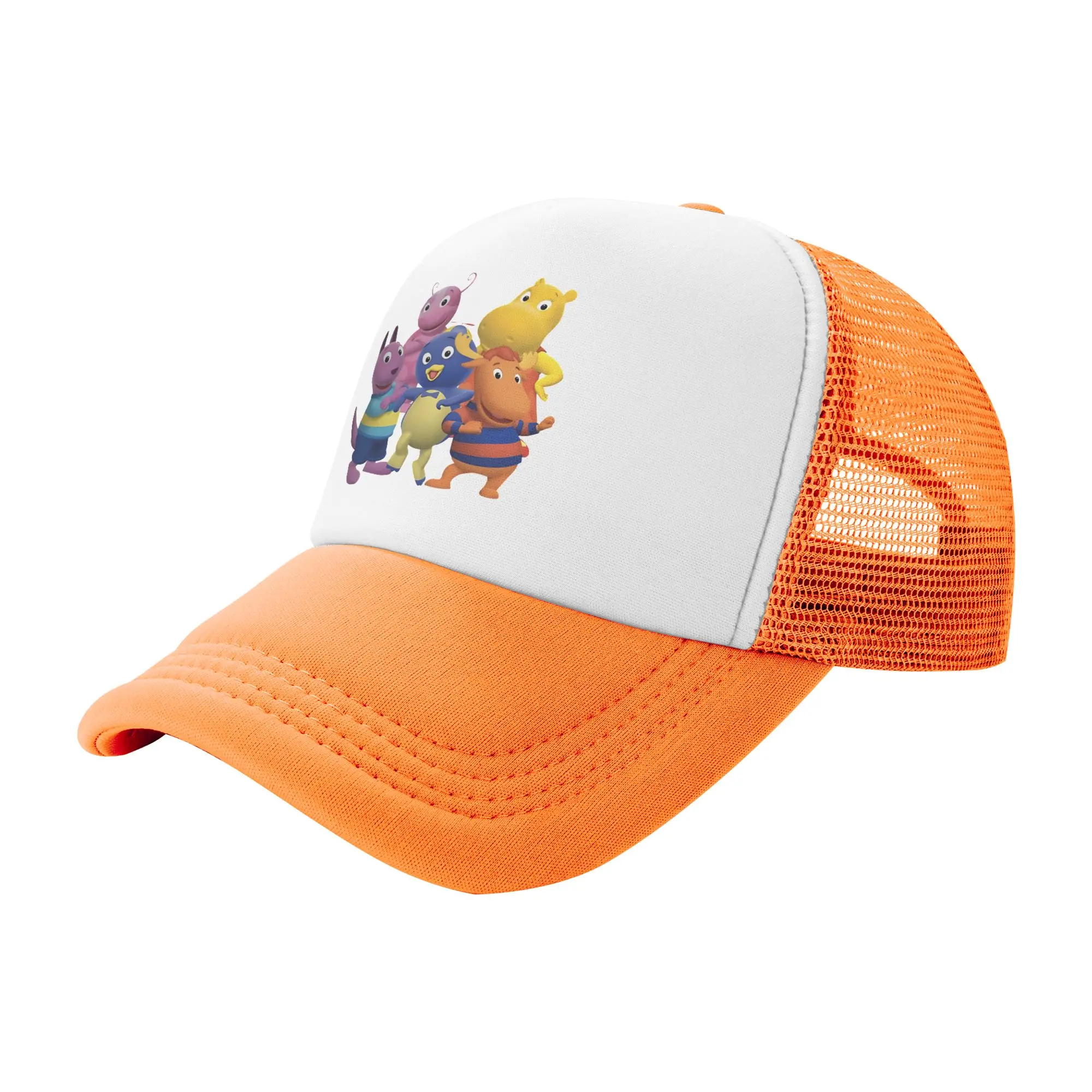 Summer Cooling Pablo Backyardigans Mesh Cap Unisex  Adjustable Foam Trucker Hats For Casual Headwear