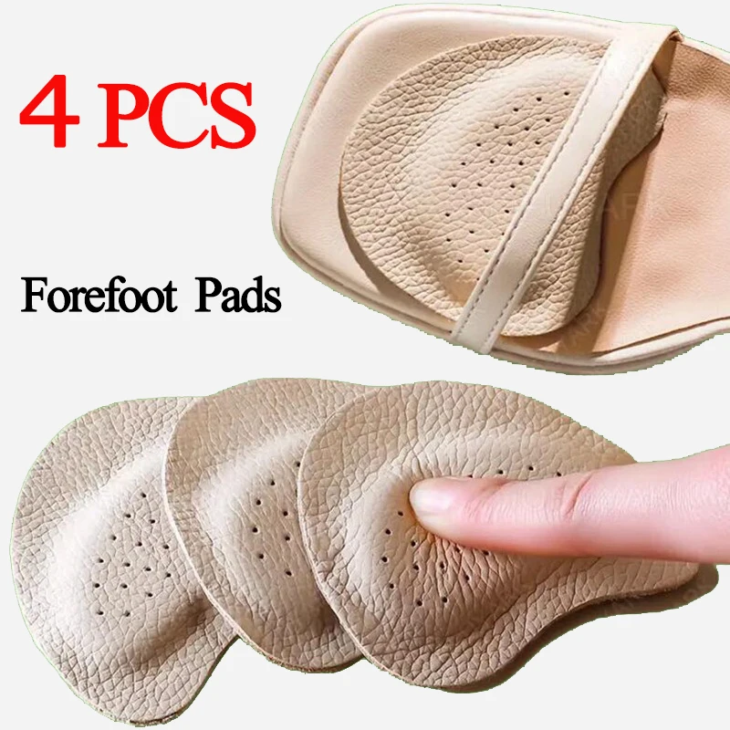 Toe Cushion Foot Care Shoes Pad 2Pairs Sandals Anti-slip Stickers Forefoot Pad Women High Heels Pain Relief Insert Insoles