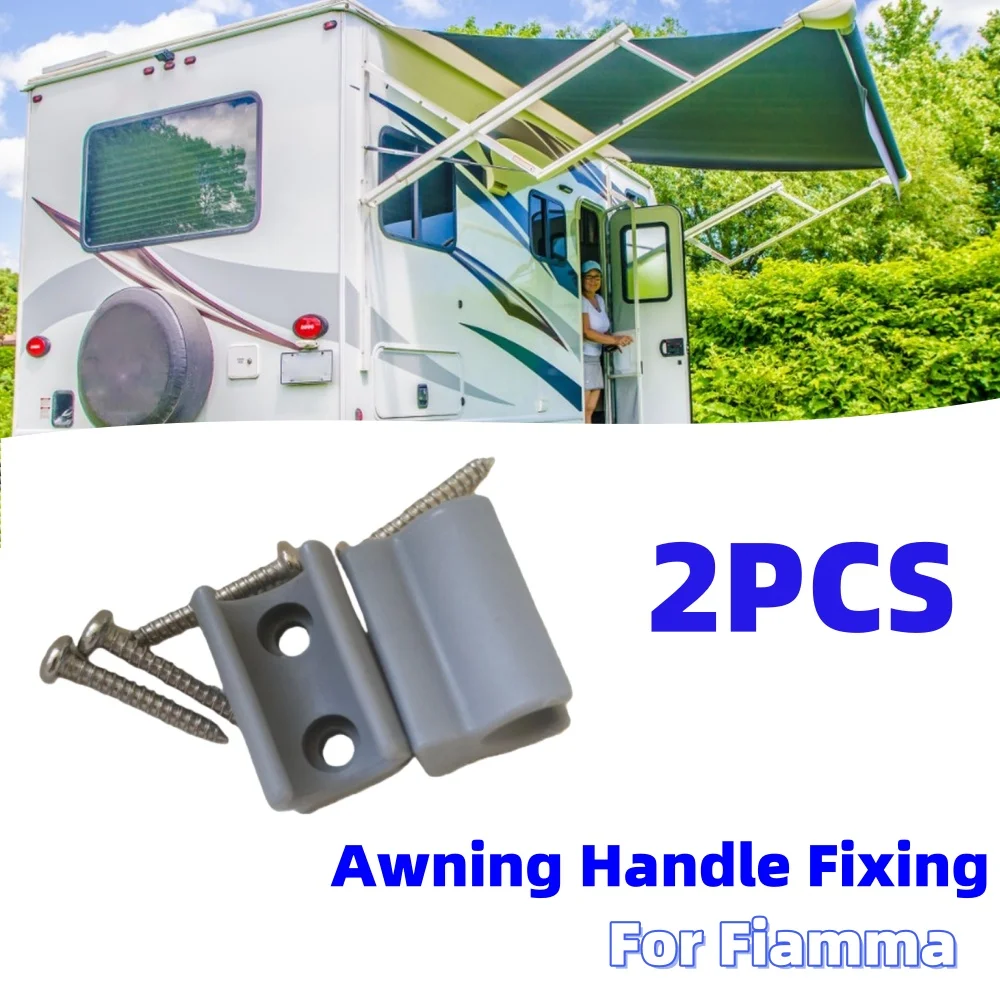 

2PCS RV Awning Handle Fixing Campervan Awning Crank Wall Mount Bracket 98655-094 Caravan Motorhome Awning Accessories For Fiamma