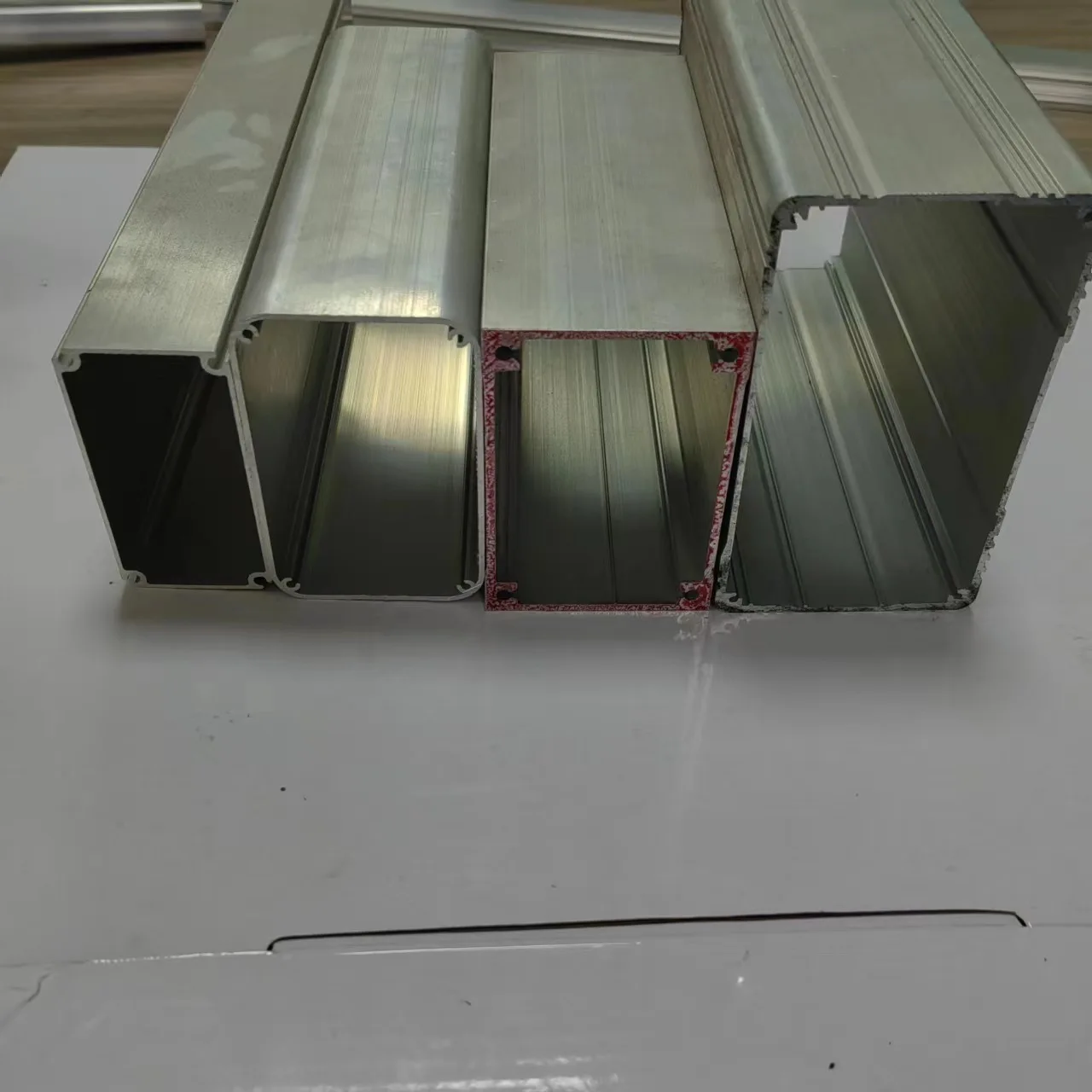 Aluminum profile square tube, aluminum tube profile rectangular tube, square pass  tube