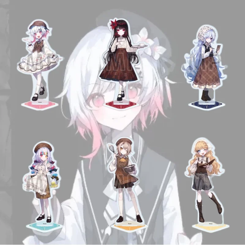 Figura acrílica de anime de Game Magical Girl Witch Trials con personajes Ema Sakuraba, Hiro Nikaido, Anan Natsume, Noa Jōgasaki, con soporte y llavero, juguetes