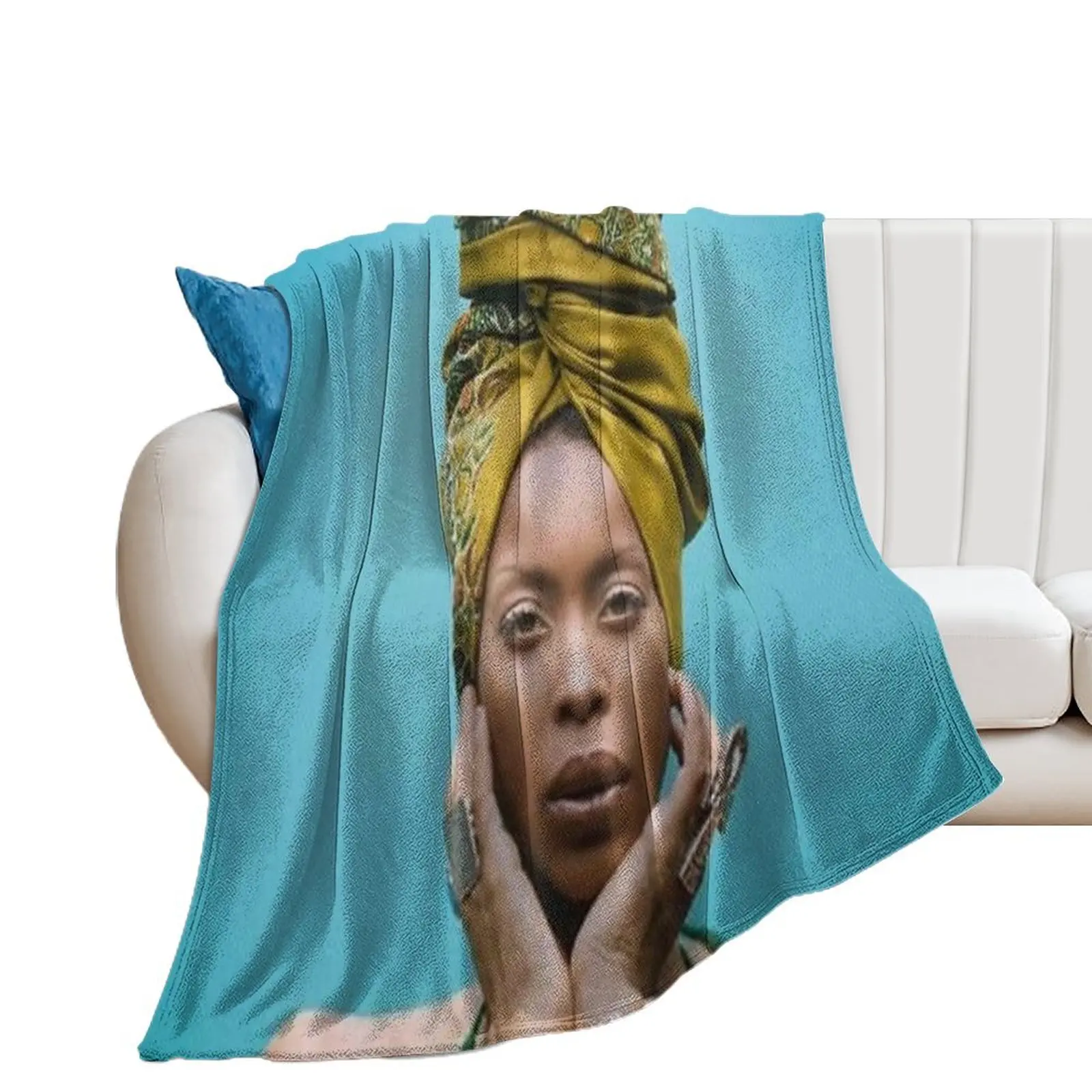 erykah badu singer Inspired Masterpiece Throw Blanket Warm Summer Beddings For Baby Blankets