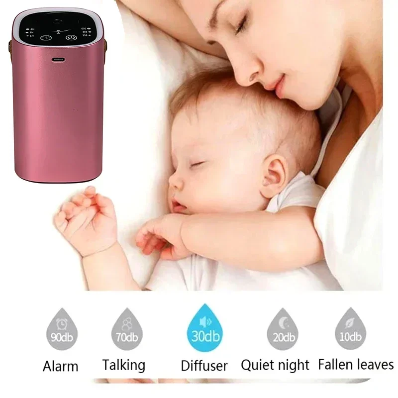 Metal Scent Essential Oil Diffuser Perfume Machine Electric Aromatizador De Ambiente Eletrico for Car Home Air Freshener 20ml