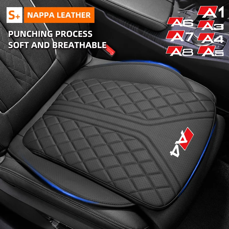 For Audi A1 A3 A4 A5 A6 A7 A8 Car Seat Cover Universal Front/Rear Seat Cushion Chair Protector Pad Auto Interior Accessories
