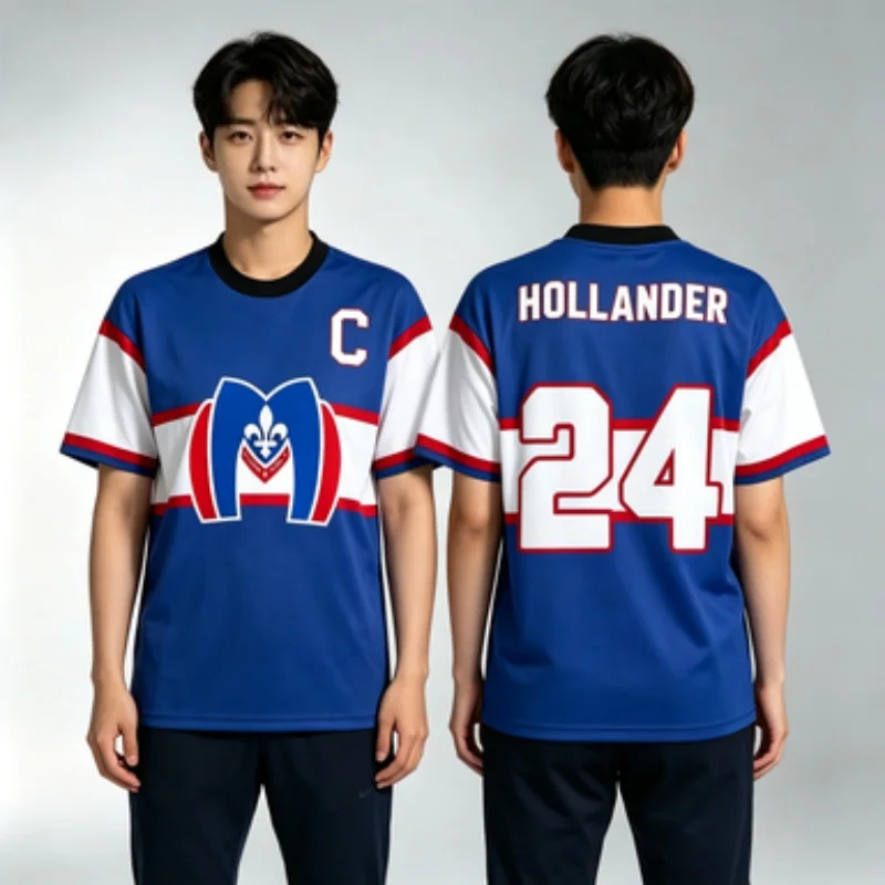 Shane Hollander 24 Montreal Metros Tee Heated Rivalry Cosplay Short Sleeve Unisex Streetwear Fashion Parent-child T-Shirts Tops