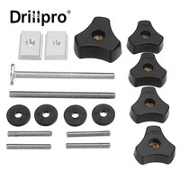 Drillpro Woodworking Tool Accessary Quick Action Hold Down Clamp Handle Nut Screw for T-Slot T-Tracks