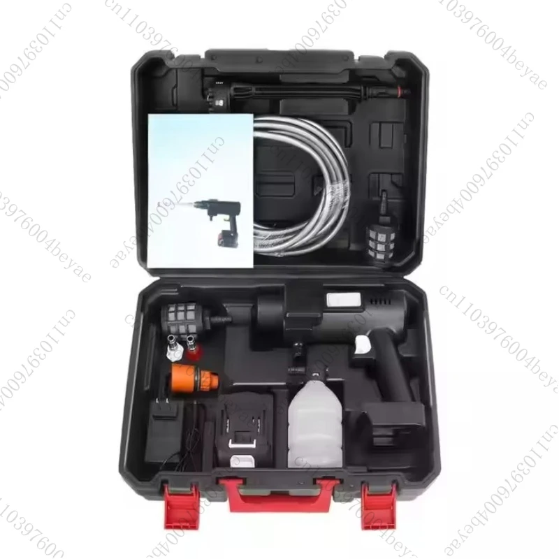 

Отличная аккумуляторная автомойка высокого давления 24 В, беспроводной распылитель, портативный водяной пистолет, чистящая машина с литиевой батареей