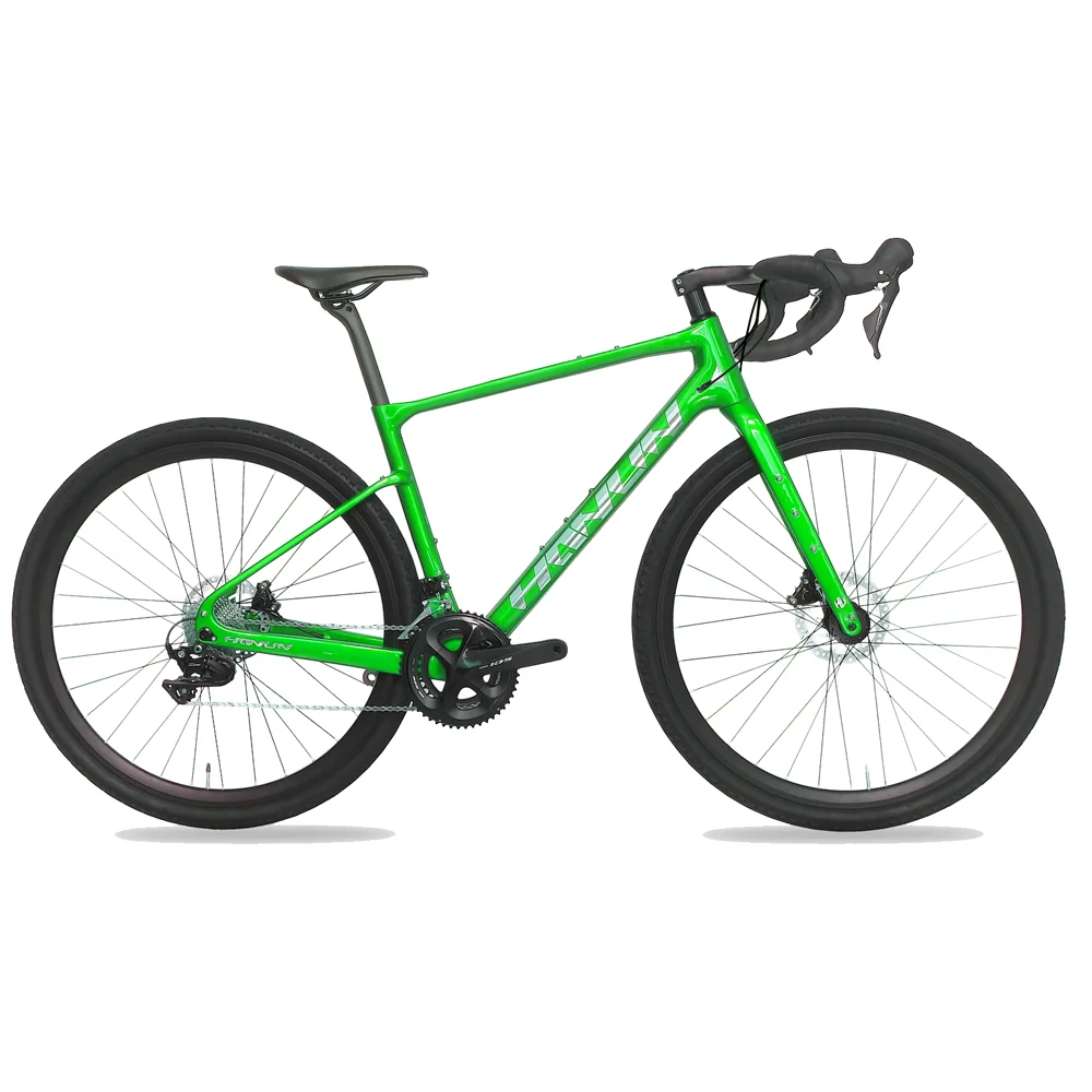 أفضل بيع دراجة الطريق T700 من ألياف الكربون عالية الجودة للبالغين مع طلاء وإطار قابل للتخصيص وشعار