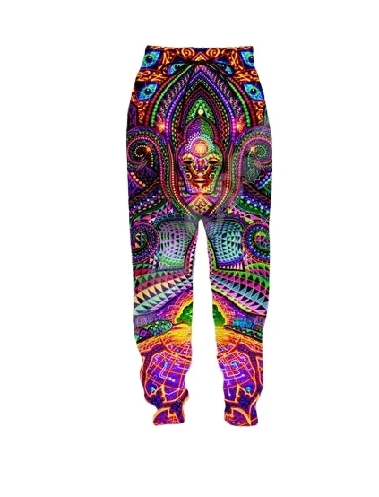 New Men/Women Psychedelic Colorful Retro 3D Printed Casual Pants Fashion Streetwear Men Loose Sporting Long Trousers