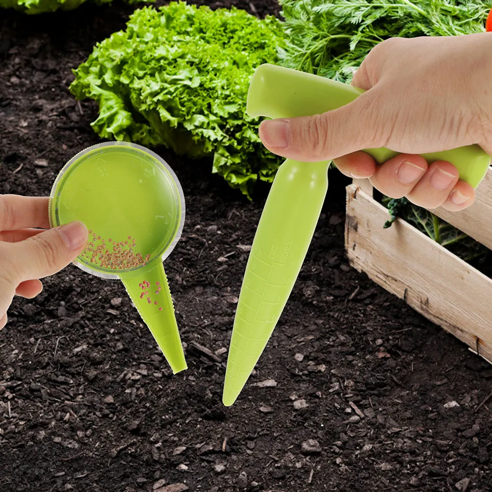 Garden Sowing Dispenser Tool – Portable Plastic Seed Spreader for Home Gardening, Planter & Planting Kit