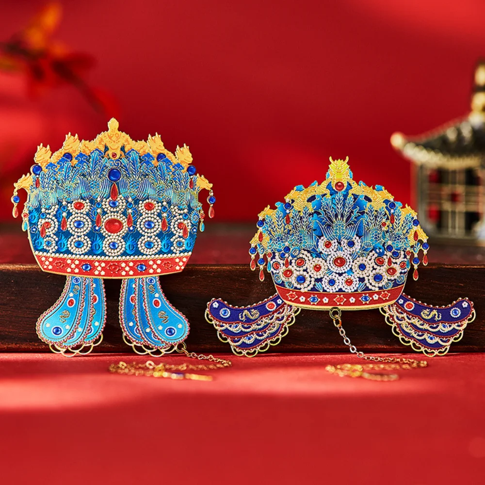 

Chinese Empress Phoenix Crowns Metal Bookmarks Hollow Stamping Bookmark Book Clip School Office Reader Student Bookmark Gifts
