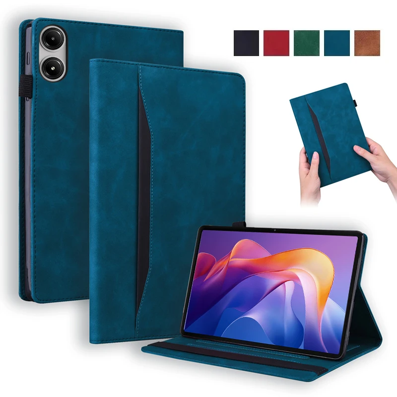 

Противоударный откидной смарт-чехол для Redmi Pad 2, 11 дюймов, 2025 год, чехол-подставка с карманом для карт