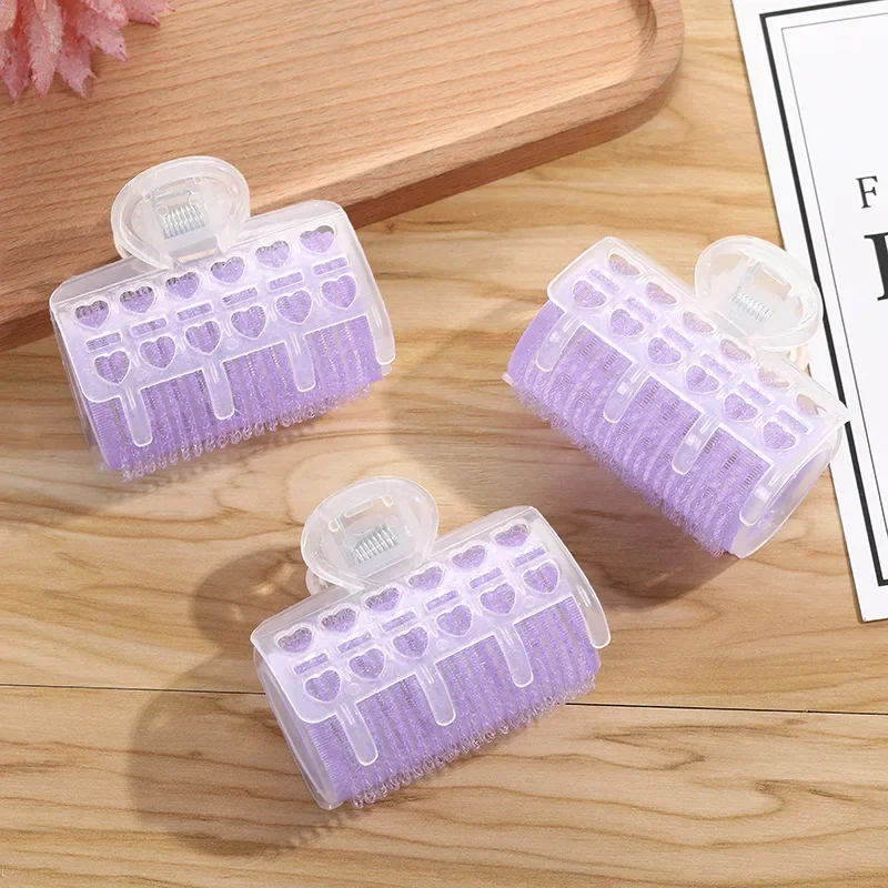 3pcs/lot Lazy Hair Rollers Bangs Roll Hair Curlers Plastic Self-adhesive Hair Curling Hairdressing Styling Tools for Hair Tool