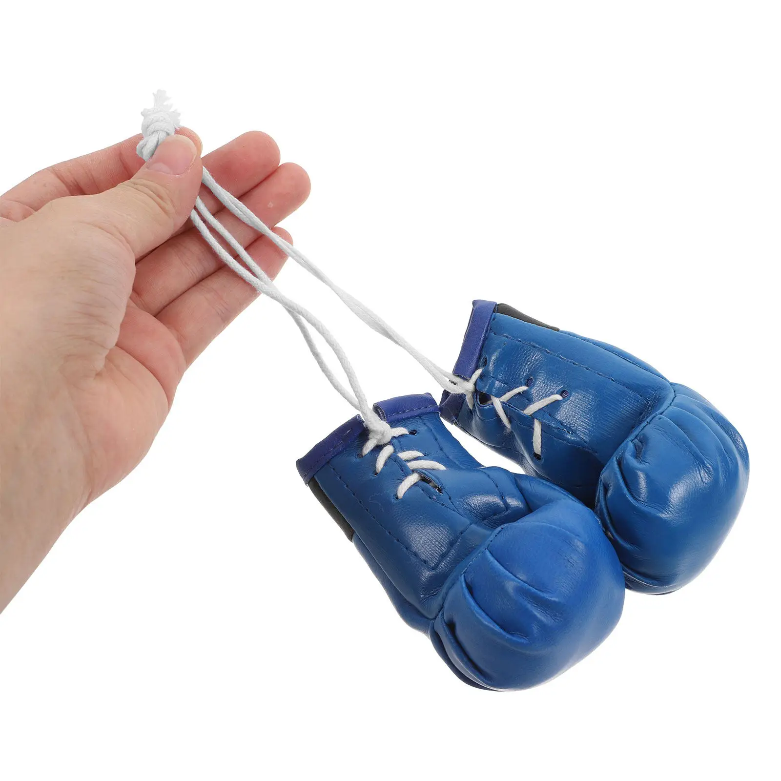 1 Pair Of Punching Gloves Car Decor Hanging Charm Miniature Boxing Glove Pendant Keychain Ornament For Car Interior Rearview