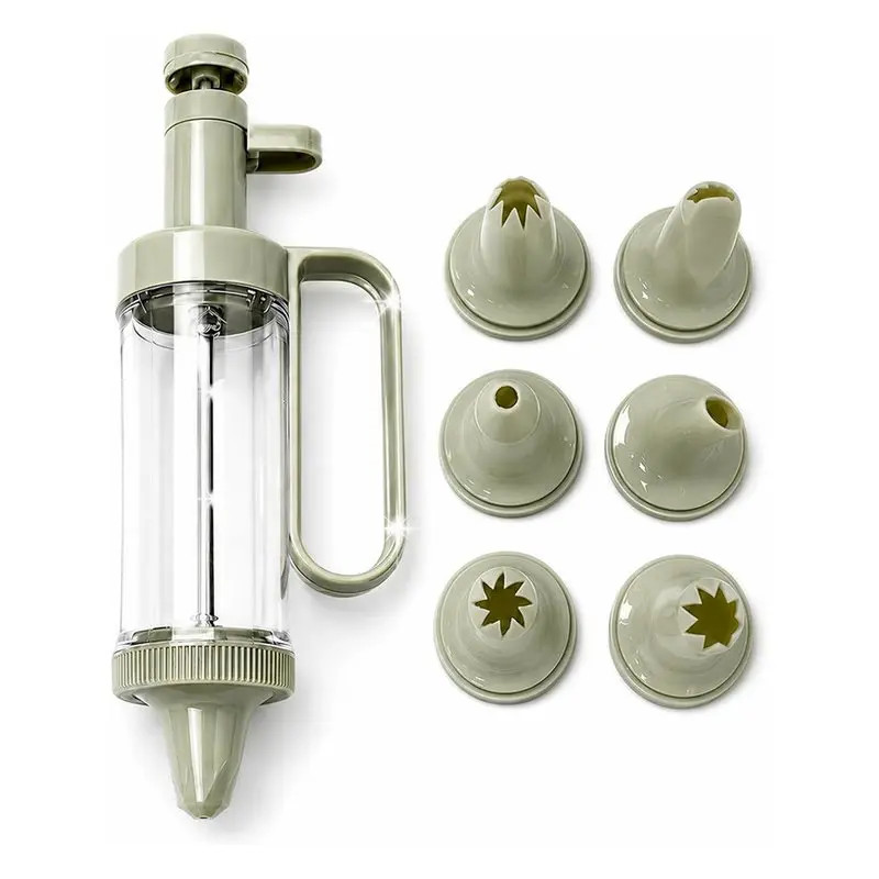 ABYN-Clear Icing Dispenser Cake Decorating Tool Set, Easy-To-Clean For Cupcake Frosting Kit Mess-Free Pastry