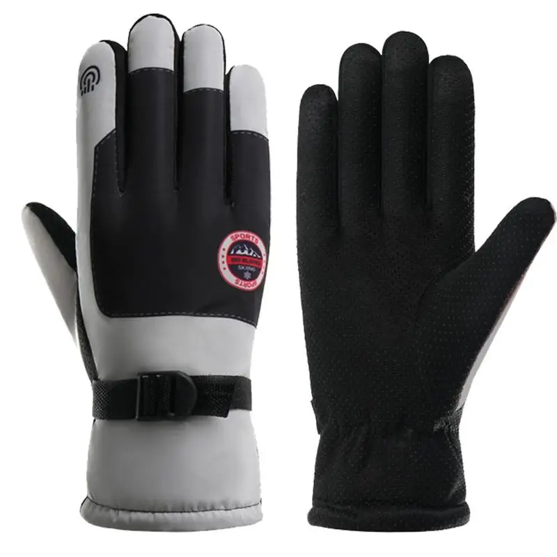 

Перчатки для сноуборда, перчатки для верховой езды, сохраняющие тепло, ветрозащитные перчатки, зимние перчатки, зимние велосипедные мотоциклетные перчатки для верховой езды