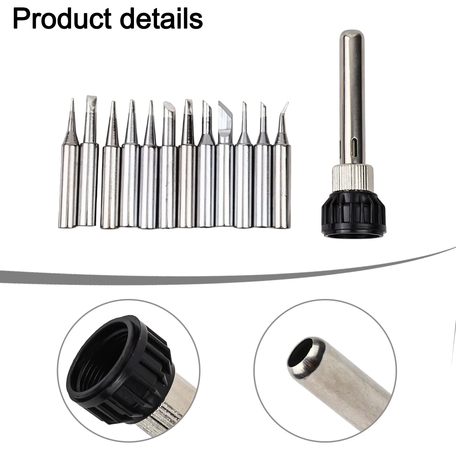 Complete 13pcs Soldering Iron Tips 900MT Set, Suitable for 907 933 926 937 928 94 Station Tool, Free Plated Complete