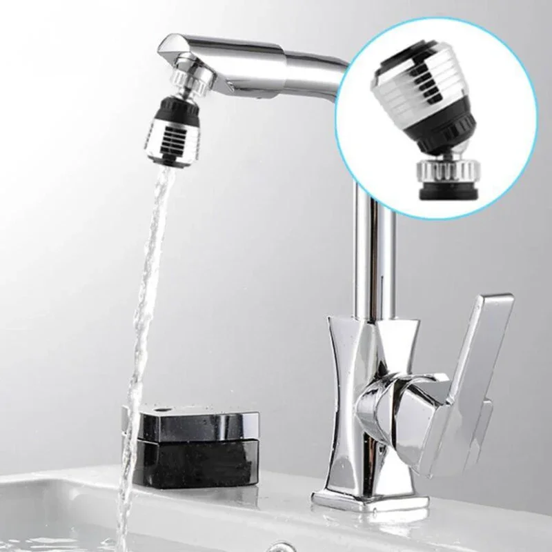 360 Degree Rotatable Bent Water Saving Tap Aerator Diffuser Faucet Nozzles Kitchen Water Filter Faucet Connector Shower Bubbler