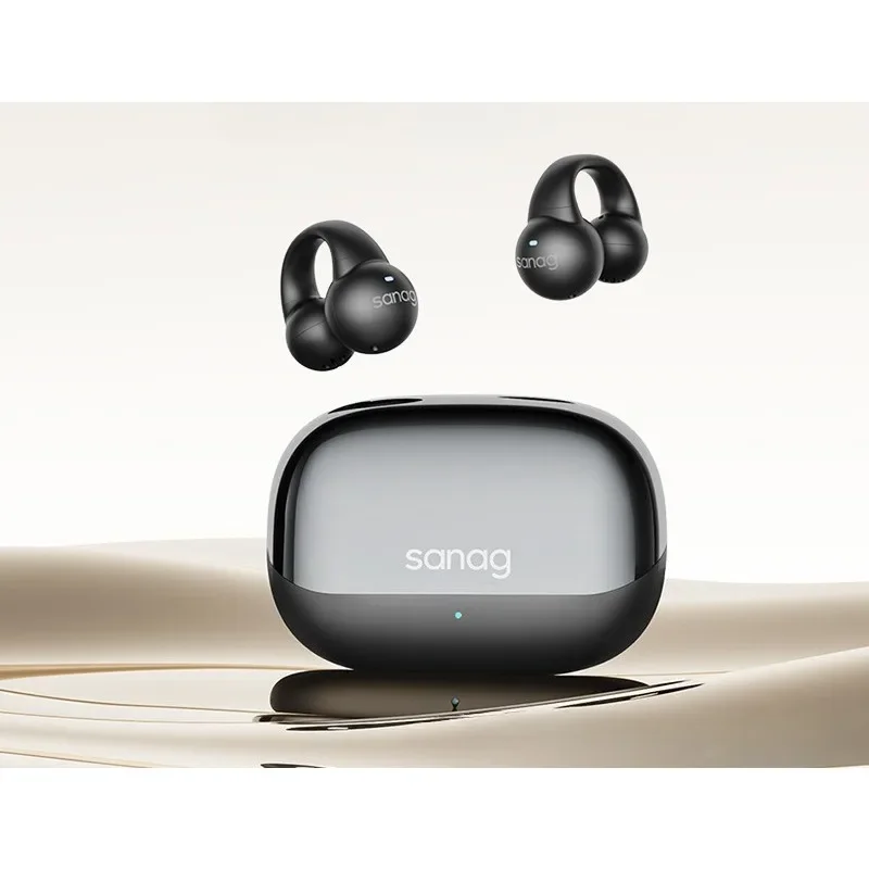 Zero-gevoel comfortabele niet-lekkage oorclip Bluetooth-headset luchtbeengeleiding draadloos open