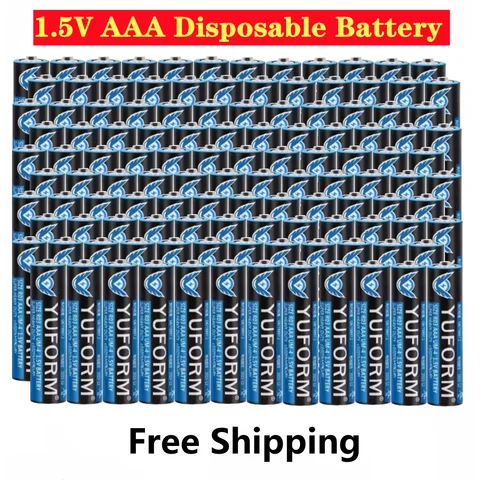 2026NEW 1.5V AAA Disposable Alkaline Dry Battery For Led Light Toy Mp3 Camera Flash Razor CD Player Wireless Mouse Keyboard