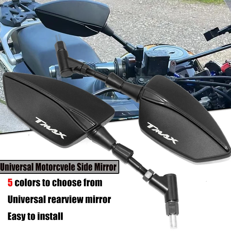 For Yamaha T-MAX TMAX 530 560 SX DX TMAX530 TMAX560 XP530 Tech MAX Motorcycle Adjustable Rearview Mirrors, Premium Side Mirrors