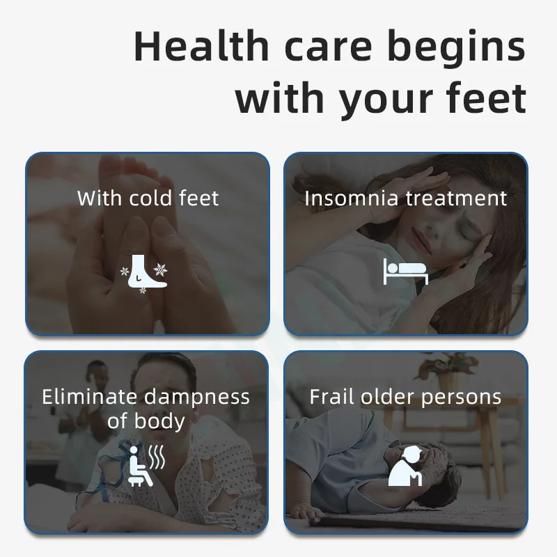 New Function Tera PEMF Massage Foot Device Improve Blood Circulation Eliminate Dampness P90 P99 Remote Control