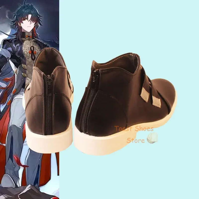 Zapatos de Cosplay de Star Rail Blade, juego de rol de Anime de cómic, botas para Con, disfraz de Halloween, zapatos de utilería