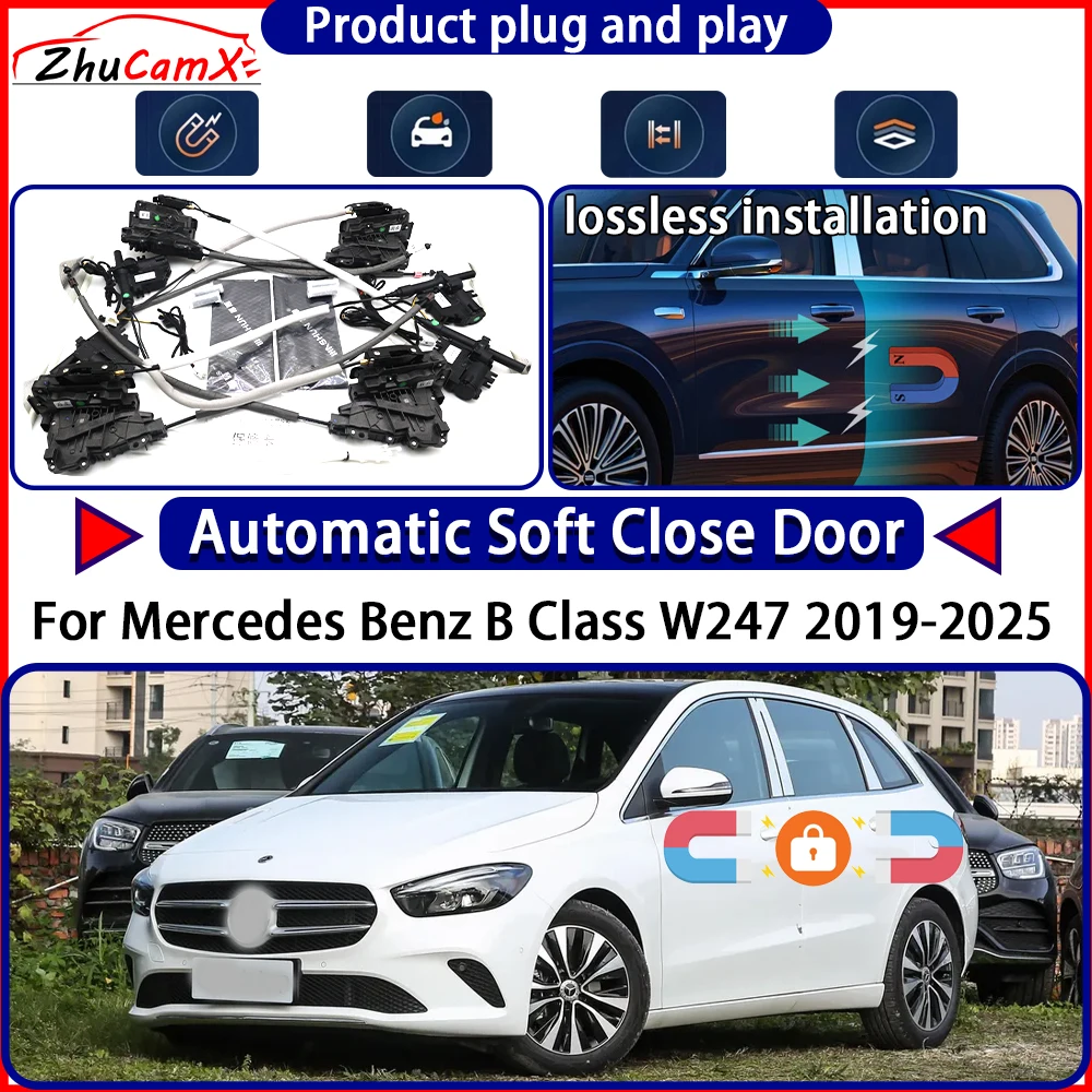 

OEM Door Lock Actuator for Mercedes Benz B Class W247 2019-2025 Soft Close Door Kit Power Latch System Auto Pull Door Easy