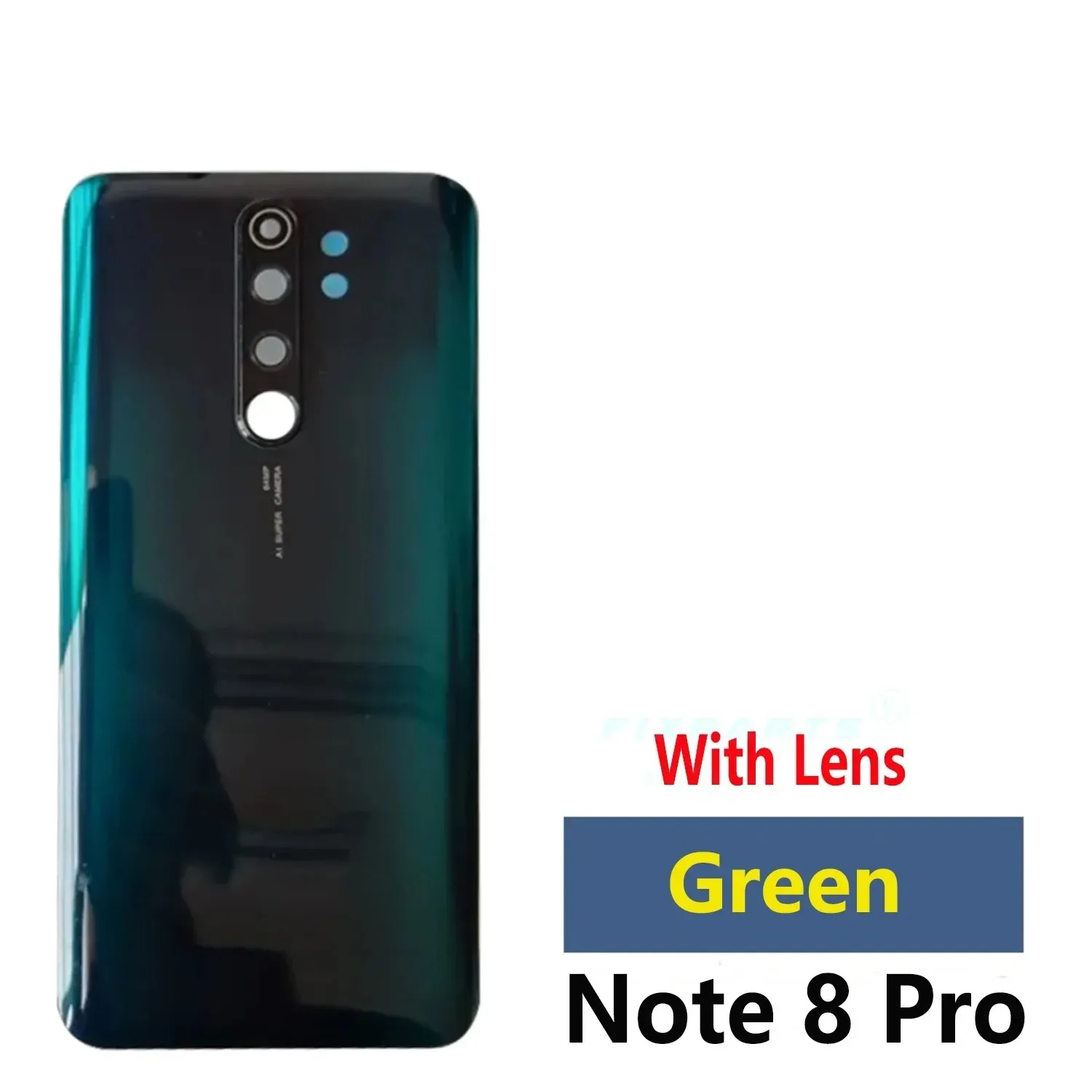 For Xiaomi Redmi Note 8 Pro Back Battery Cover Note8 Rear Housing Door Glass Panel Replacement For Redmi Note 8T Battery Cover