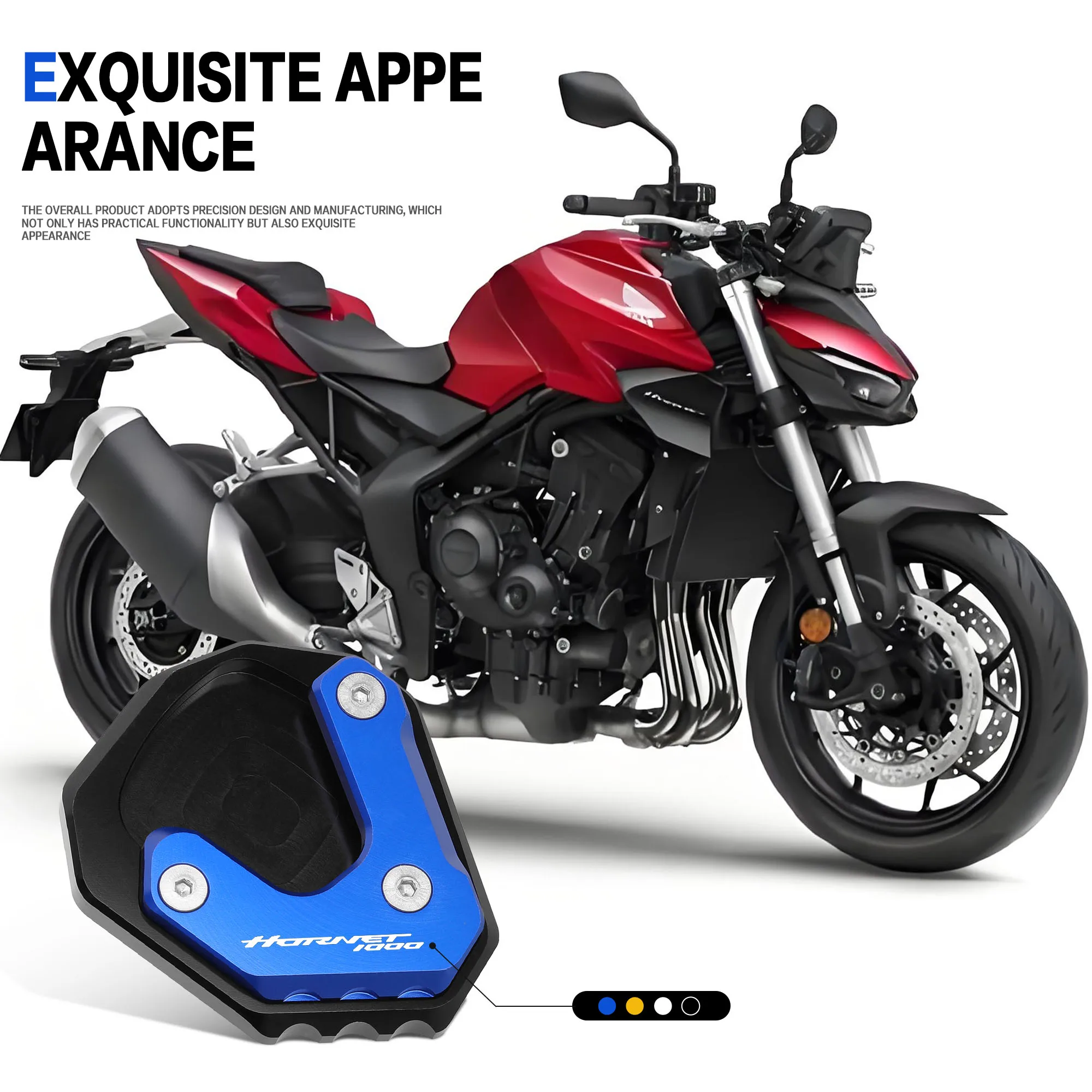 Motorradzubehör Fußseitenständer Kickstand Enlarger Pad Passend für HONDA CB1000 Hornet 1000 Hornet SP 2026