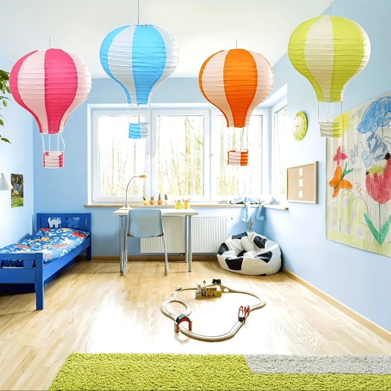 

6 шт./компл., бумажный воздушный шар ручной работы для потолочных украшений, вечерние, свадебные, день рождения, подвесной декор для баров, торговых центров, мероприятий