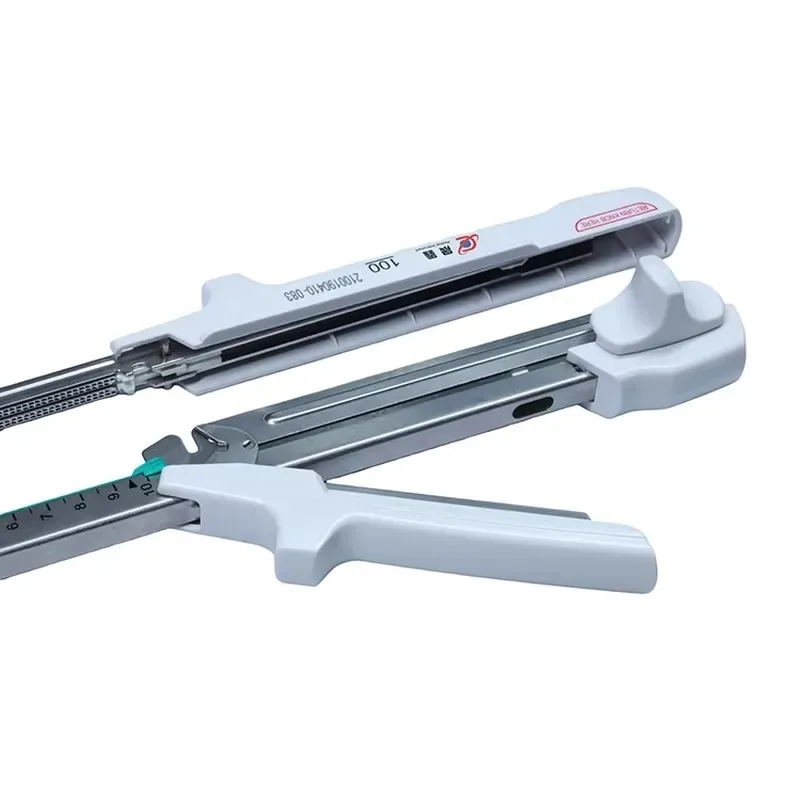 Hot Sale Medical Equipment Blue Intestinal Anastomosis Linear Cutter Stapler Manual Device for Open Surgery Abdominal Surgery