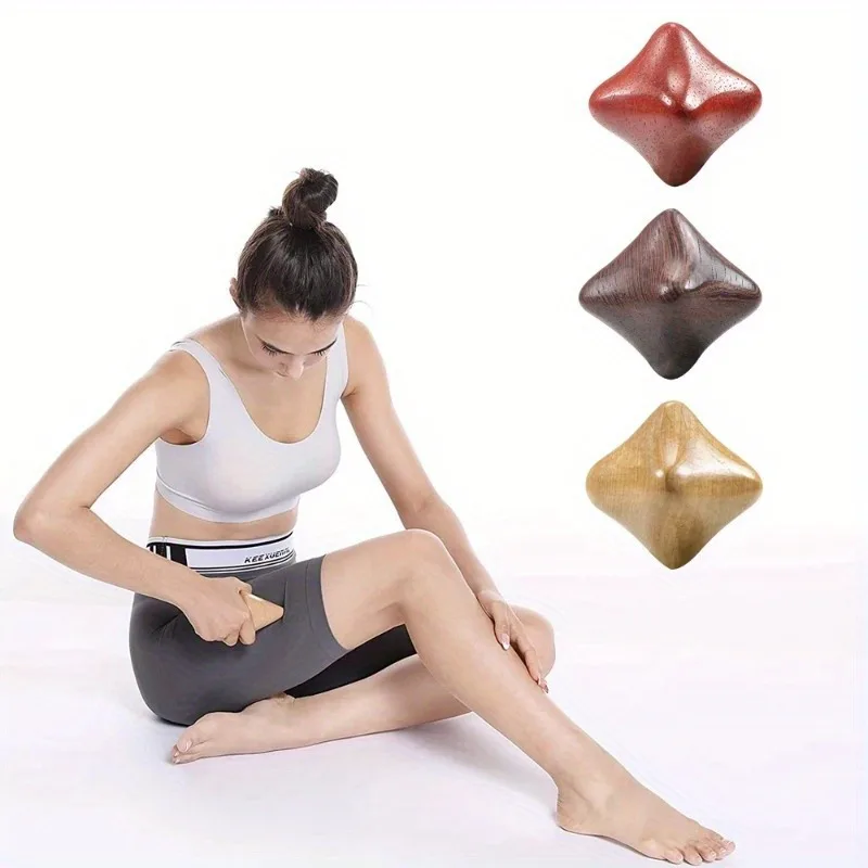 خشب الصندل سداسية كرة اليد تدليك الكرة ميريديان معدات الرعاية الصحية تدليك الأنسجة العميقة حلقات العلاج بالابر