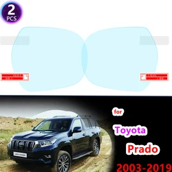 Pełna ochrona telefonu Film dla Toyota Land Cruiser Prado 120 150 J120 J150 2003 ~ 2019 naklejka na samochodowe lusterko wsteczne przeciwdeszczowa folia przeciwmgielna