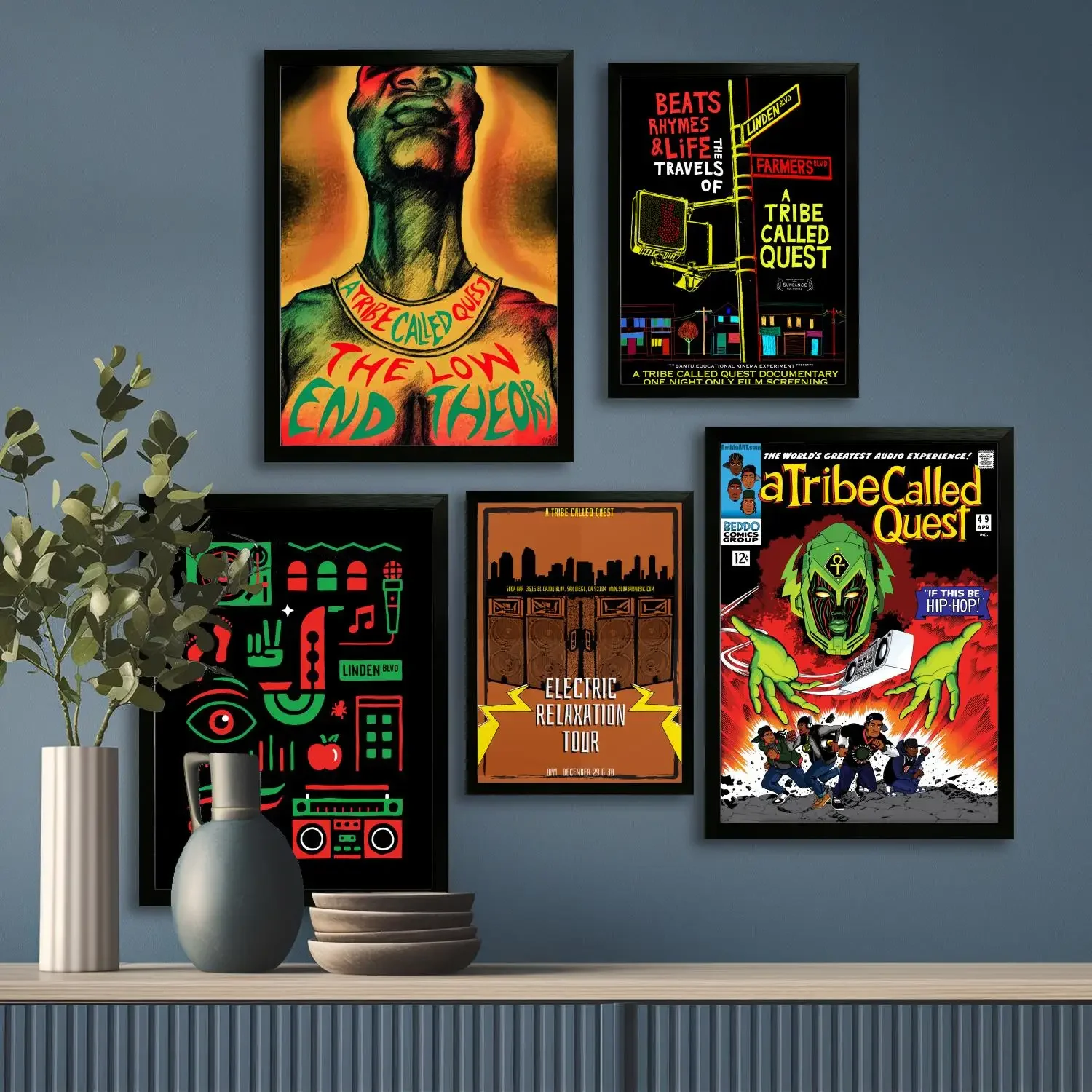 a tribe called quest Canvas Art Poster and Wall Art, Picture Print, Modern Family Bedroom Decor, Posters,Decorative painting