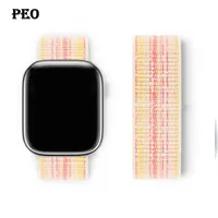 Nylon loop Strap For Apple Watch 10 Band Ultra-2 49mm 44mm 40mm 46mm 45 41mm Sport Bracelet iwatch bands Series 9 8 se 7 6 5 4