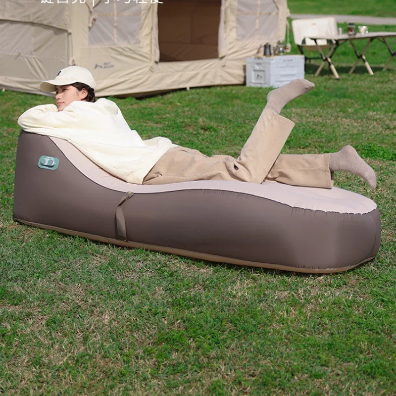 

#Inflatable sofa, outdoor camping, portable air mattress bed, lazy lunch break, home inflatable mattress, air recliner