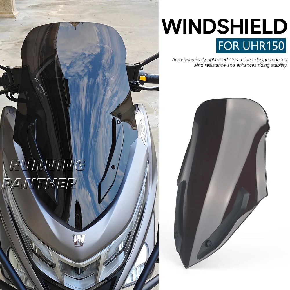 

Motorcycle Front Windscreen Windshield Wind Screen Shield Deflector Guard Accessories For Suzuki UHR150 UHR-150 UHR 150